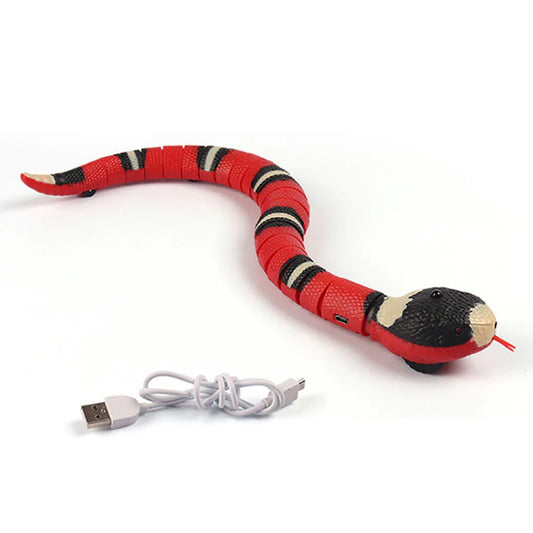 SmartSnake™️ - Smart Sensing Snake Interactive Cat Toy - WaggleWhiskers